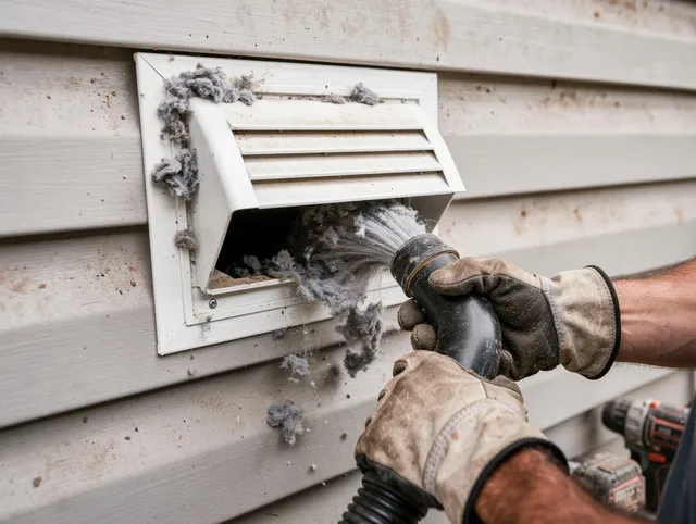 Professional dryer vent cleaning by North Royalton Dryer Vent Cleaning in North Royalton