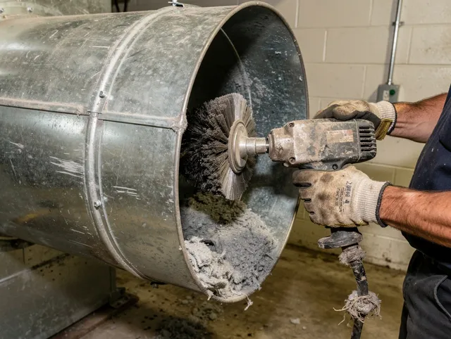 Industrial-grade dryer vent cleaning by North Royalton Dryer Vent Cleaning in North Royalton